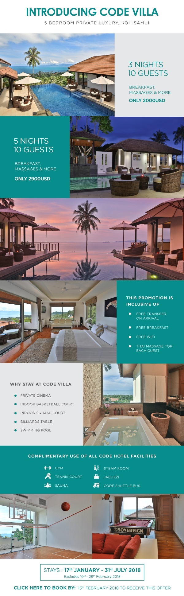 2018 CODE VILLA PROMOTION